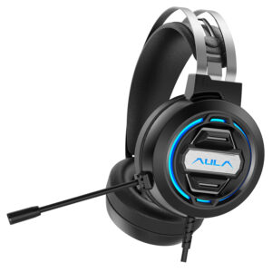 AULA S603 RGB LED Gaming Headset With 360 Omnidirectional Microphone - for PC / Laptop / Mobile