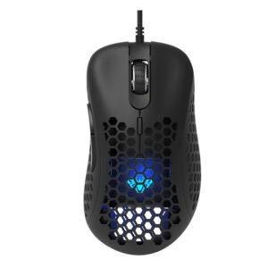 AULA F810 RGB BACKLIT GAMING MOUSE 6400DPI ADJUSTABLE MACRO PROGRAMMING 7 BUTTON - USB Optical, 7 Buttons, 6400 DPI