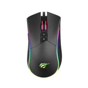 HAVIT GAMENOTE MS1001 7 Buttons Programmable RGB BACKLIT Gaming Mouse - 4800Dpi