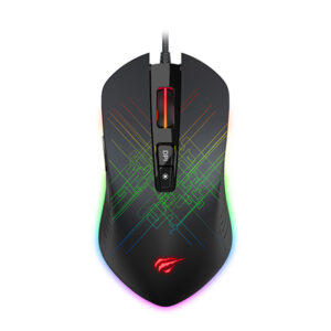HAVIT GAMENOTE MS1019 RGB Backlit Programmable Gaming Mouse - 7 Buttons, 4800 DPI