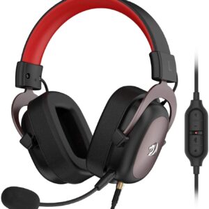Redragon H510 Zeus Gaming Headset, 7.1 Surround, Detachable Microphone