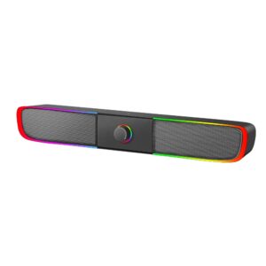 XTRIKE ME SK-600 Stereo RGB Gaming Speaker with touch control Wired Speaker Promotion New Speaker for mobile pc home theatre